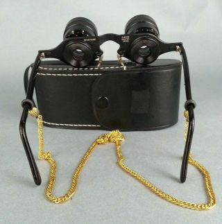 Vintage Sportiere 2.  8 X 28 Coated Japan Binoculars Sport Opera Glasses W/case