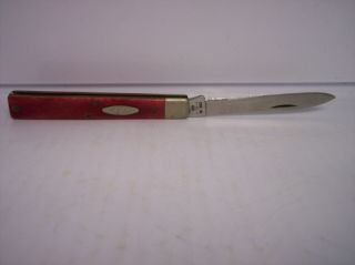 Vintage 1980 Case Xx Usa Strawberry Bone Sr6185 Ssp 2 3/4 " Blade / 3 3/4 " O/l
