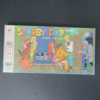Vintage 1973 Scooby Doo Where Are You Board Game,  Milton Bradley,  Complete