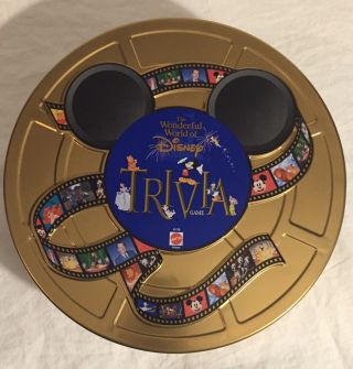 Vintage 1997 The Wonderful World Of Disney Trivia Game By Mattel Complete