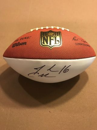 Josh Cribbs Autographed Football (cleveland Browns) Nfl