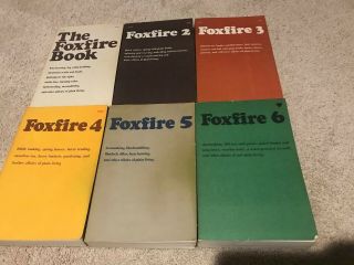 vintage the FOXFIRE series book 1 2 3 4 5 6 homestead survival skills pioneer 2