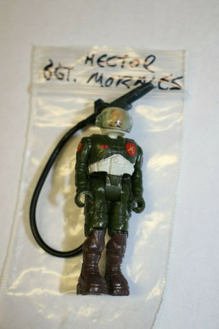 Sgt.  Hector Morales - Complete With Rare Visor & Weapon - Vintage Starcom
