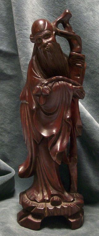 Cina (china) : Chinese Figurine Carved In Wood