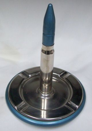 Vintage Stoner Mfg 20mm Cannon Cartridge Wwii Industrial Table Lighter Ashtray
