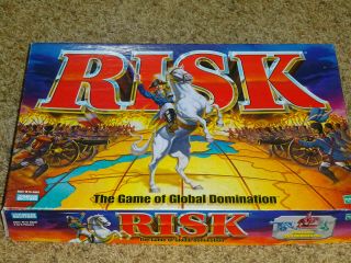 Risk The World Conquest Battlefield Board Game Parker Bros Vintage 1998 Complete