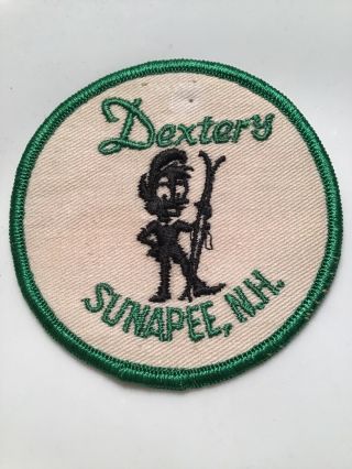 Vintage Dexter’s Sunapee Embroidered Cloth Ski Patch Hampshire Skiing.