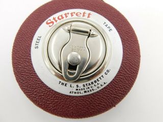 Vintage L.  S.  Starrett 50ft.  Tape Measure No.  Hc530
