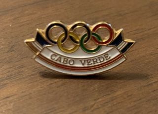 Cape Verde First Pin Atlanta 1996 National Olympic Committee Noc Pin