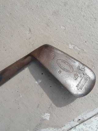Antique Spalding Gold Medal 6 Wood Shaft Golf Club Early 1900s Left Hand