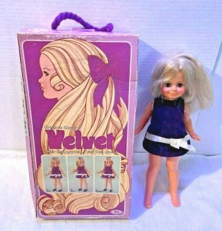 Vintage 1970 Velvet Doll 16 " Crissy 