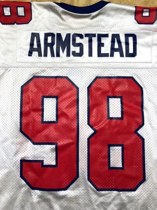 Jesse Armstead York Giants Vintage Red White And Blue Nike Team Nfl Jersey
