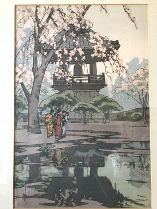 Antique Japanese Woodblock Print Signed And Seal Mark