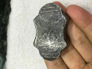 185g 999 Pure Silver Dynasty Ancient Circulate Words Ingot Yuanbao Wealth Money