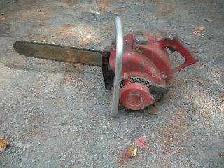 Orig Mall Gp Chainsaw,  Mall Gp Vintage Chainsaw,  Does Fire