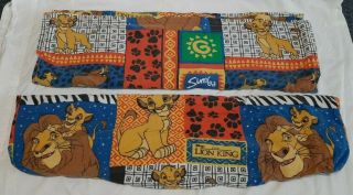 Vintage Disney The Lion King Flannel Flat And Fitted Bed Sheet Set 90 