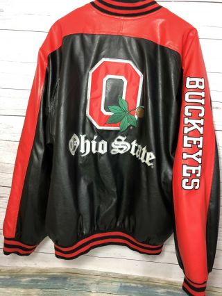 Ohio State University Buckeyes OSU Steve & Barry Jacket Sz XL Vintage 85 - 09 ERA 3