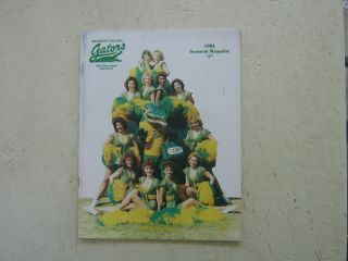 Beaumont Golden Gators 1984 Program - Texas League - San Diego Padres