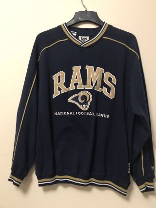 Vintage Nfl Los Angeles Rams Lee Sport Stitched Sweatshirt Size Large