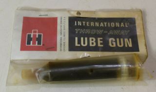 L5330 Vintage Ih International Harvester Nos Throw Away Grease Gun Nos Ih Tools