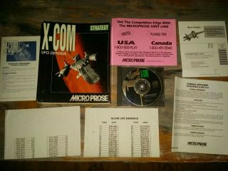X - Com Ufo Defense 1994 Micro Prose Pc Cd Rom,  Vintage Box
