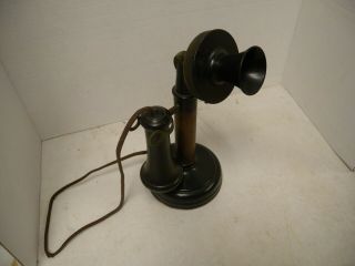 Antique 1908 Kellogg & Co.  Candlestick Telephone,  Chicago,  Ill.