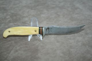 Vintage,  Western Pat 1,  967,  479 Fixed Blade Knife 6 1/4 " With 3 1/4 " Blade
