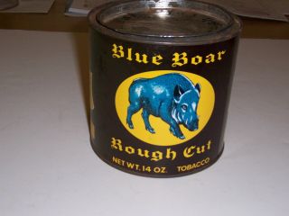 Vintage Blue Boar Rough Cut,  Smoking Tobacco Can/tin