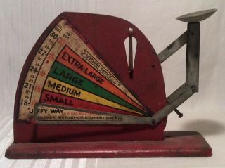 Antique Egg Scale For Farmhouse,  Great Label & Paint,  Ec,