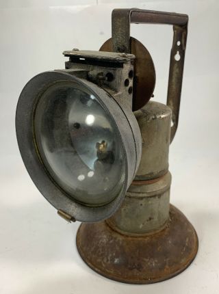 Antique B & O Rr Oxweld Railroad Lamp Lantern No 2155 Carbide Stamped B & O Rr