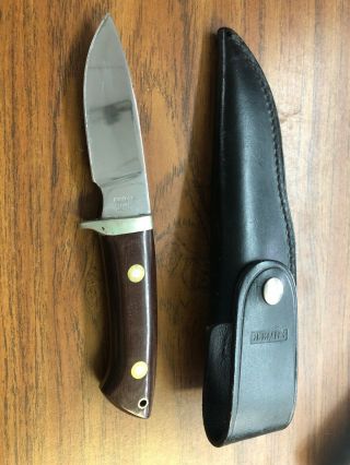 70s Vtg Khyber Kabar 2650 Seki Japan Fixed Blade Hunting Knife With Sheath