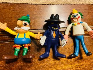 Rare Vintage Set Of 3 Vintage Jack In The Box Figures Imperial Toys Great Shape