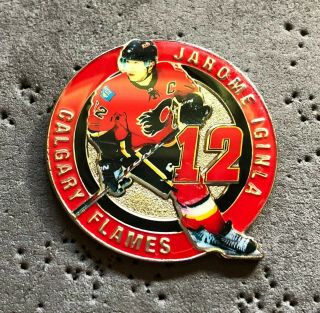 Calgary Flames Jarome Iginla 12 Nhl Hockey Pin