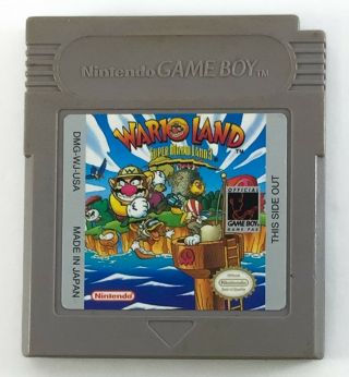 (g763) Vintage Authentic Nintendo Game Boy Gb Gbc Wario Land: Mario Land 3