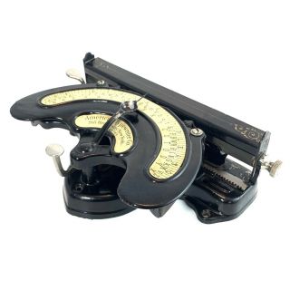 American No.  2 Index Typewriter Schreibmaschine Antique Máquina De Escrever 打字机