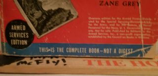 ARMED SERVICES EDITION 1938 Zane Grey PB Heritage of The Desert VINTAGE Western 2