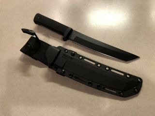 Vintage Cold Steel Japan Recon Tanto Survival Knife Combat Fighting Knives Sheat