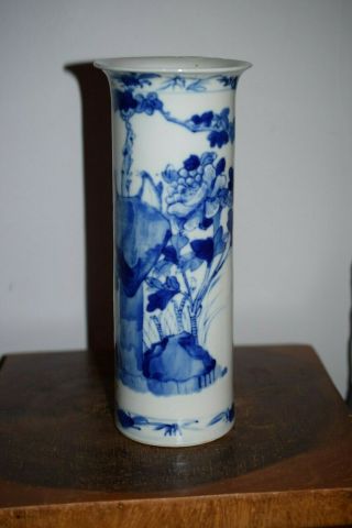 A Fine Large Antique Chinese Blue / White Vase - 19th