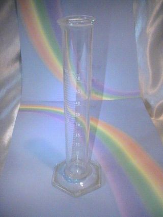 Vintage Tekk Lab Chemistry Glass Flask/beaker 50 Ml
