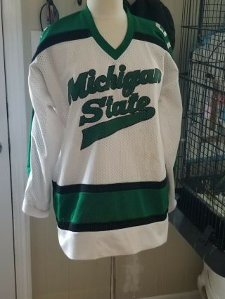 Michigan State Spartans Long - Sleeve Jersey Size Medium Sparty Msu