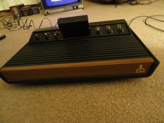 Vintage Atari 2600 Video Game System W/ Games Paddles Joysticks