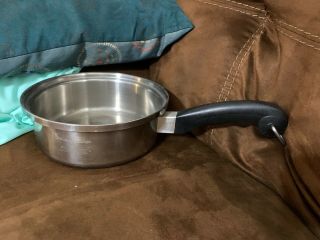 Vintage Saladmaster Stainless 8” Frying Pan Skillet No Lid T304s Tri - Clad Usa