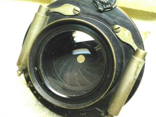 Antique Wollensak Versar Portrait & View F/6 8x10 Barrel Lens/shutter.  Rochester