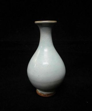 Very Fine Old Chinese Natural Flambe Blue Glaze Porcelain Bottle Vase 2