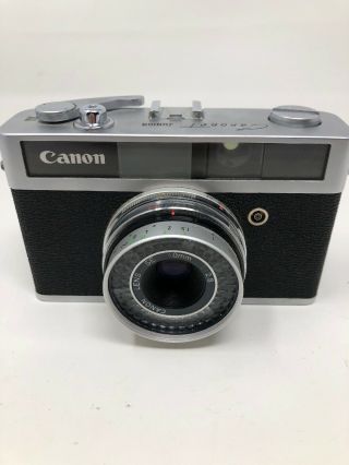 Canon Canonet Junior Camera With 40 Mm Lens Film Vintage