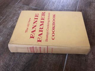 Vintage Fannie Farmer Boston cooking school Cookbook 10th Edition hardcover book 3