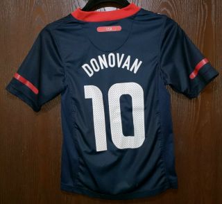 Blue Landon Donovan 10 Team USA Soccer Jersey Youth Small 8 2