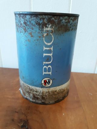 Vintage Special Buick Oil Atf Type A Full Metal Quart Can