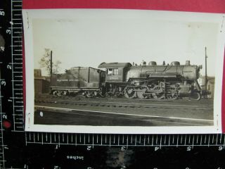 B&w Photo Of Baltimore & Ohio Railroad 2 - 8 - 0 Locomotive 2846 N.  Vernon Indiana