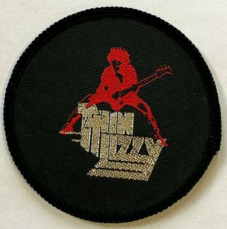 Thin Lizzy - Old Og Vtg 70/80`s Woven Patch Sew On Aufnäher écusson Parche